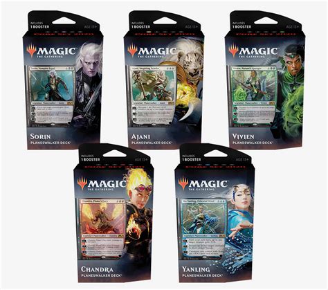 Core Set 2020 Planeswalker Decks and  .